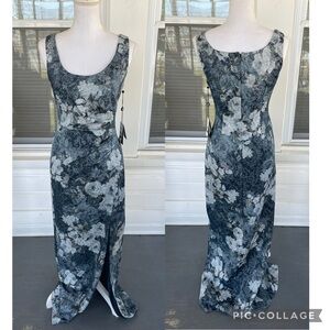 Adrianna Papell Textured Formal Maxi Dress